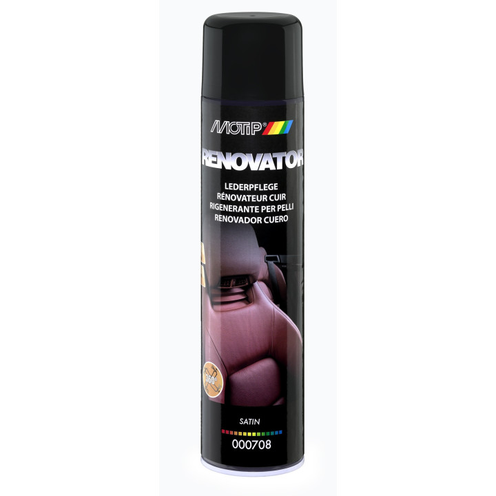 Produit d'entretien auto - Rénovateur de cuir - Siège voiture - Motip - 600ml