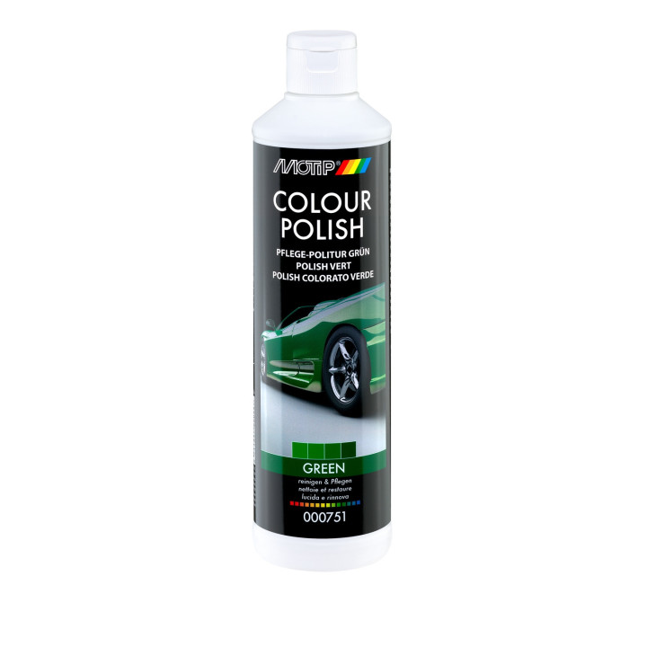 Polish Motip pour voiture pigmenté vert bidon de 500ml