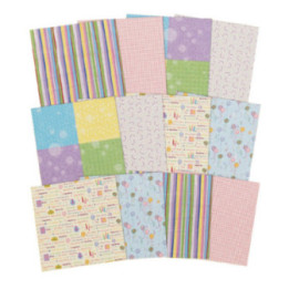 Feuilles de papier - Scrapbooking - Thème anniversaire - 30,5 x 30,5 cm