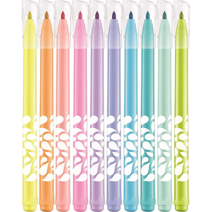10 feutres de coloriage - Couleurs pastel - Maped - Color'Peps