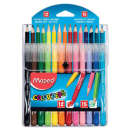 Crayons et feutres de coloriage - Enfant - Combo Pack - Color'Peps - Maped