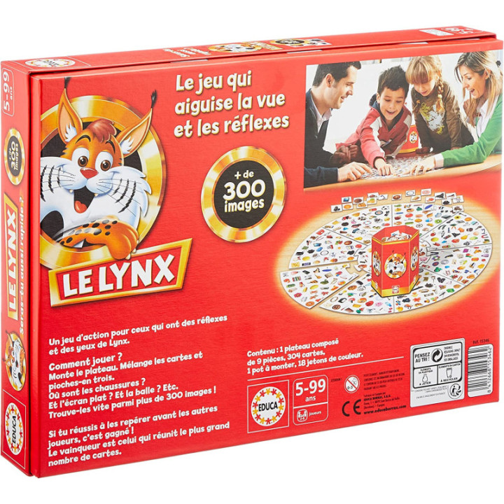Jeu de société - Le lynx - 300 images - Nouvelle édition