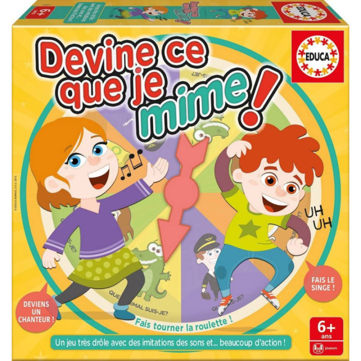 Jeu de société - Devine ce que je mime - Dès 6 ans