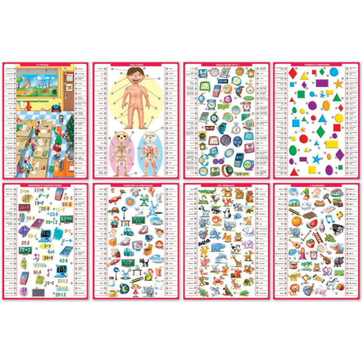 Jeu de société - Conector connaissances - Questions réponses - Enfant - 5 à 8 ans