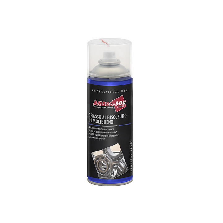 Bombe de graisse au bisulfure de molybdène - Pièces mécaniques - 400ml - Ambro-Sol