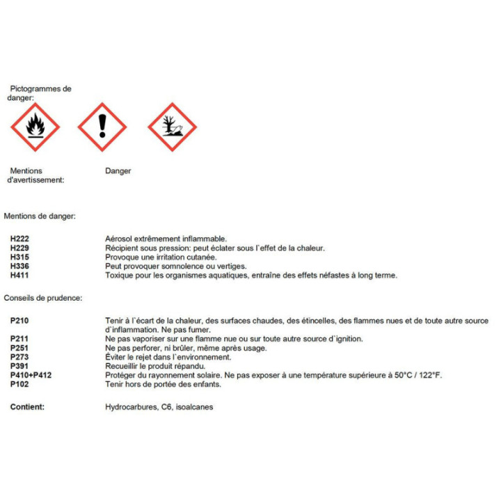 Bombe de graisse au bisulfure de molybdène - Pièces mécaniques - 400ml - Ambro-Sol