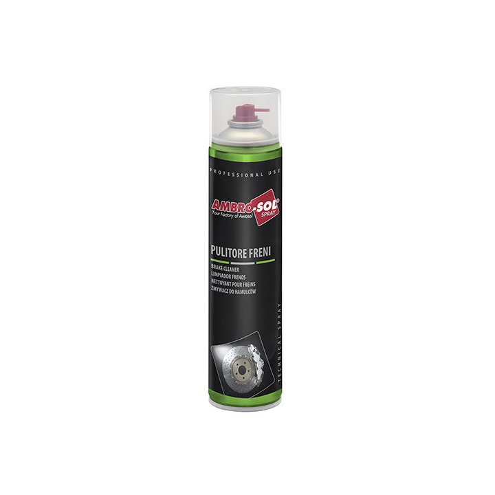 Bombe de nettoyant freins - Voiture - Moto - 600 ml - Ambro-Sol
