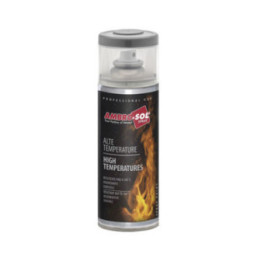 Bombe de peinture - Haute température - Résistance jusqu'à 700C - Transparent - 400ml