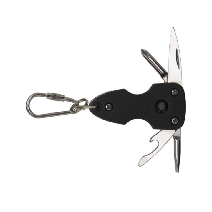 Outils de poche - Couteau - Tournevis - Lampe LED - Ouvre-bouteille