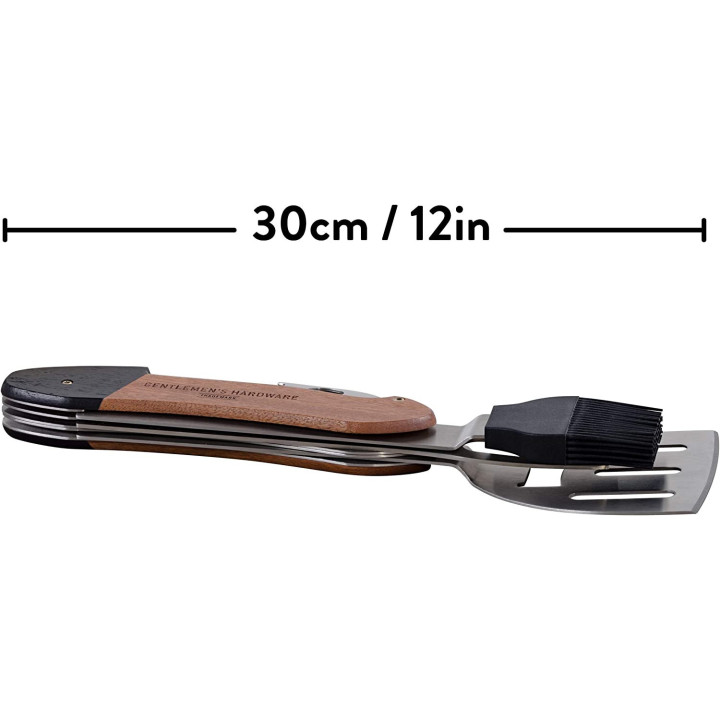 Accessoire pour barbecue - Spatule - Pinceau - Fourchette - Décapsuleur - Tire-bouchon