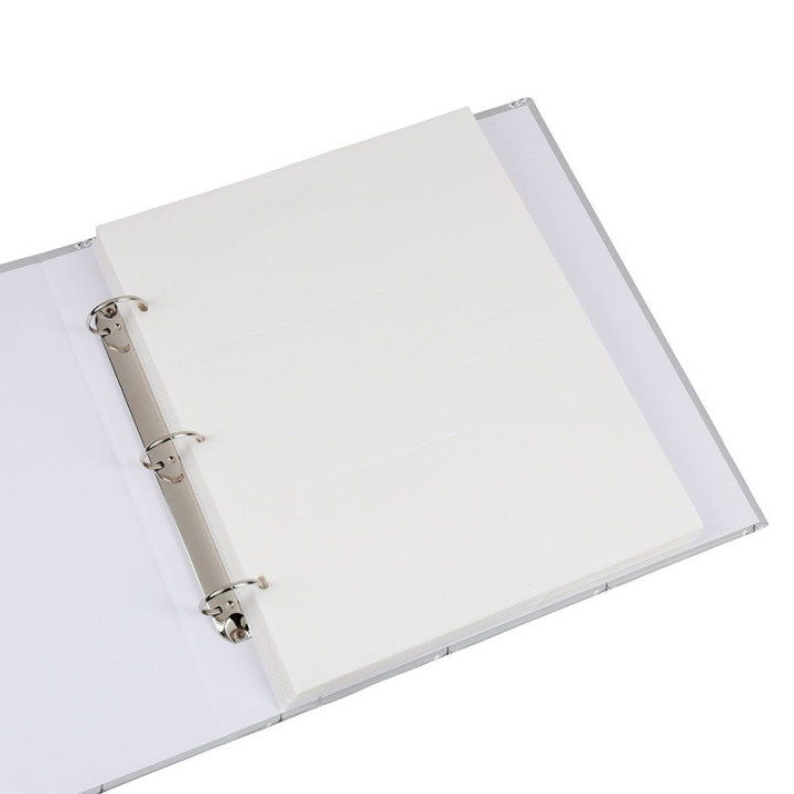 Album photos - 33x38 cm - 400 pochettes - 80 pages - Rechargeable - Couverture fleurs