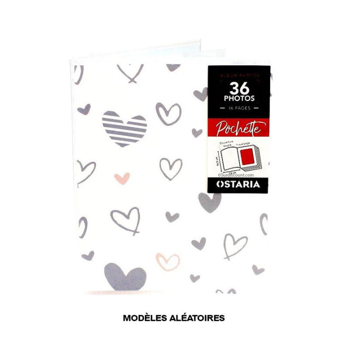 Album photos - 16,5x13 cm - 36 photos 10x15cm - 36 pages - Couverture adorable