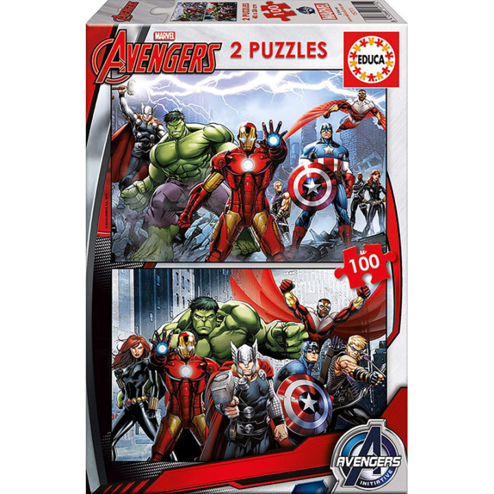 Puzzle - Super Héros - Les Avengers - 100 pièces - Educa
