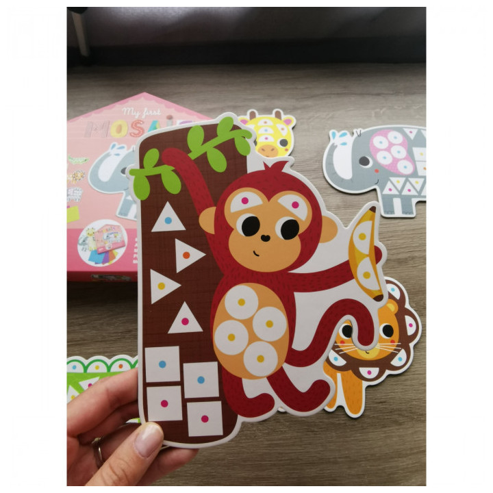 Boîte de gommettes - Enfant - Jeu - Mosaïque en mousse - Apli Kids
