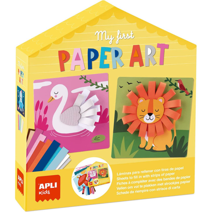 Boîte d'activités créatives - Enfant - Paper Art - Apli Kids