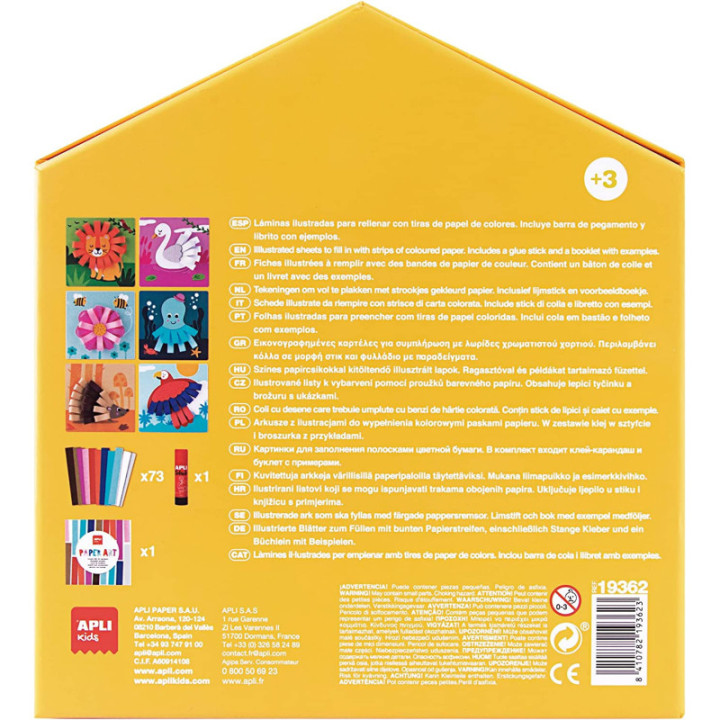 Boîte d'activités créatives - Enfant - Paper Art - Apli Kids