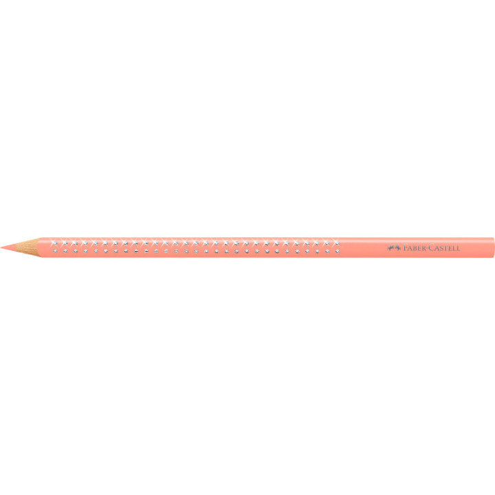 Crayons de couleur - Pastel - Avec paillettes et strass - Faber-Castell - Sparkle