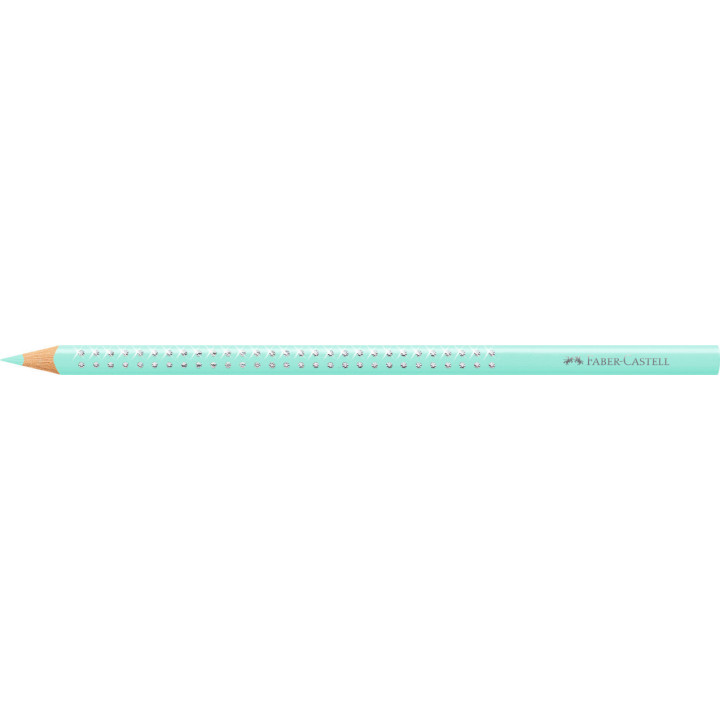 Crayons de couleur - Pastel - Avec paillettes et strass - Faber-Castell - Sparkle