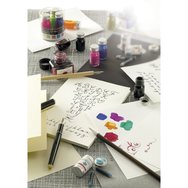 Porte-plume - Bois vernis - Ergonomique - Ecriture - Calligraphie - Brause