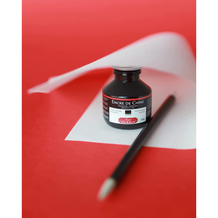 Papier chinois - Calligraphie - 26,5x33cm - 25 feuilles - 30g - Herbin