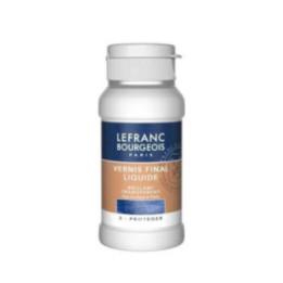 Vernis final - Brillant - Liquide - Pour acrylique et vinylique Flashe - Lefranc Bourgeois - 120ml