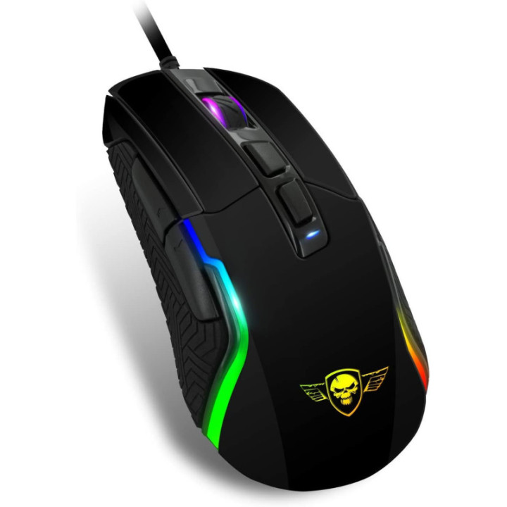 Souris d'ordinateur - Gaming PRO-M7 - LED - Personnalisable - Boutons programmables - Spirit of gamer