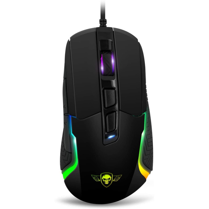 Souris d'ordinateur - Gaming PRO-M7 - LED - Personnalisable - Boutons programmables - Spirit of gamer