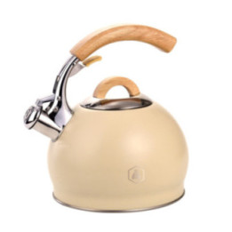 Bouilloire sifflante beige Laguiole capacité de 3L