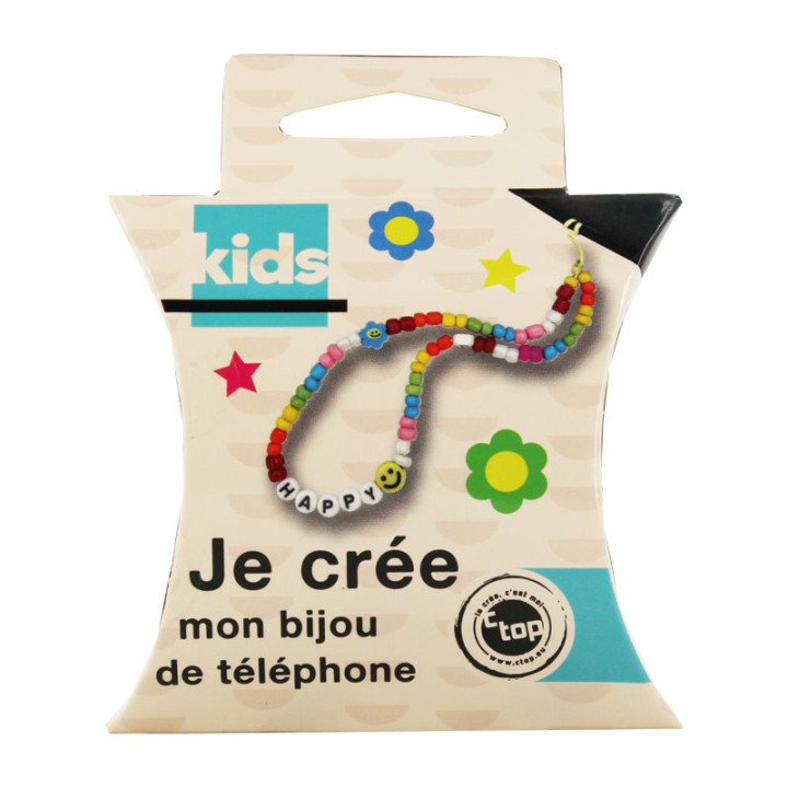 Kit - Créer un bijou de téléphone - Perles et lettres