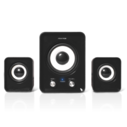 Enceintes pour ordinateur - 6W RMS - 2.1 - Noir - SoundPhonic - Advance
