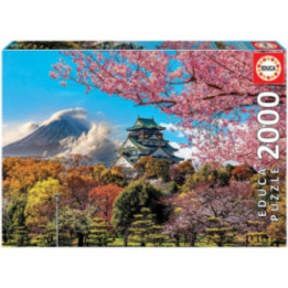 Puzzle - 2000 pièces - Le château d'Osaka au Japon - Educa