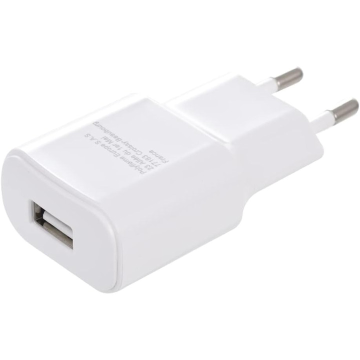 Chargeur mural - USB - 5V - Compatible smartphone toutes marques - Tekmee