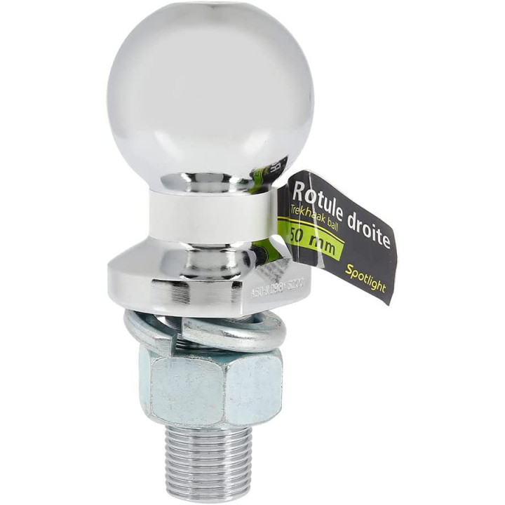 Boule d'attelage pour accrocher une remorque ou une caravane - 50 mm