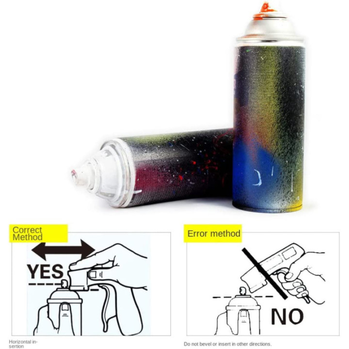 Poignée pistolet professionnel pour bombe de peinture spray gun SURDISCOUNT