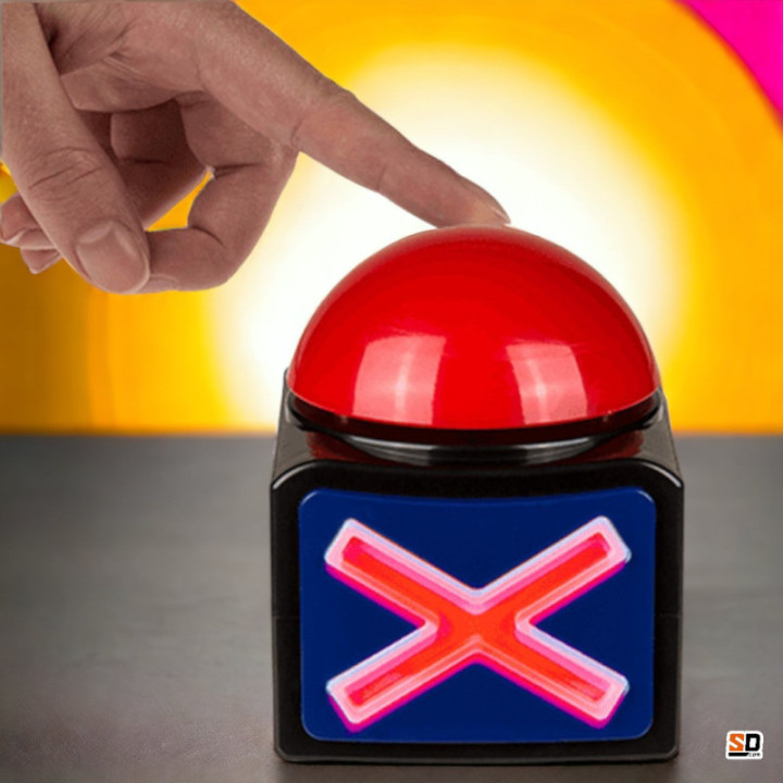 Buzzer lumineux et sonore - Jeu - Quizz