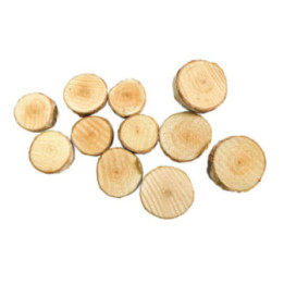 Mini rondins en bois - Loisirs créatifs - Décoration de table - Noël