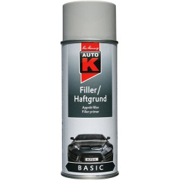 Bombe de peinture - Apprêt - Primaire - Gris - Carrosserie - Auto K