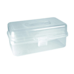Boîte de rangement - Plastique - Avec compartiments - 33x20x15cm