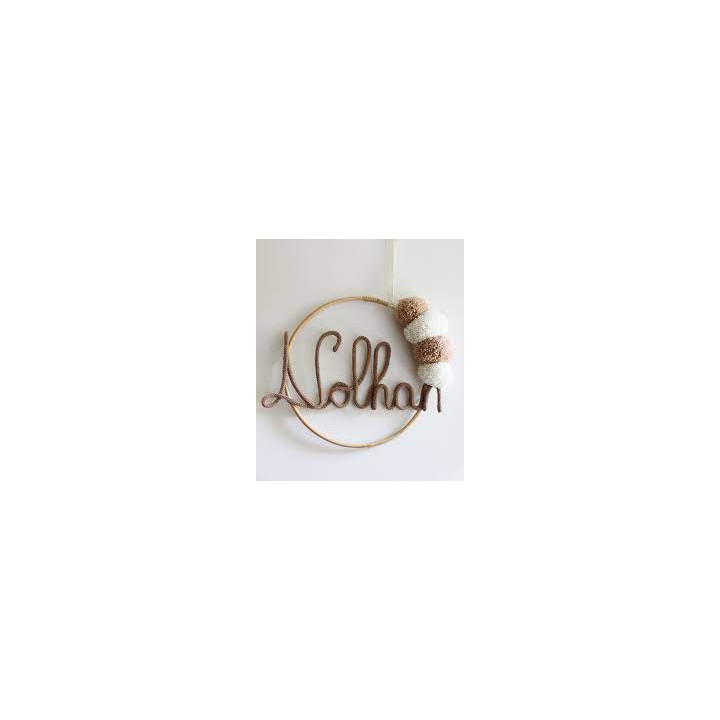 Cercle en rotin - 25 cm de diamètre - Pour décoration - CTOP