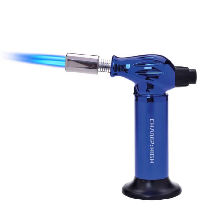 Chalumeau - Pâtisserie - Cuisine - Allume-feu - Barbecue - Bleu - Rechargeable