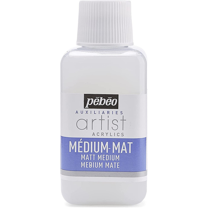 Vernis mat - Médium pour peinture acrylique - Pébéo - Flacon de 250ml