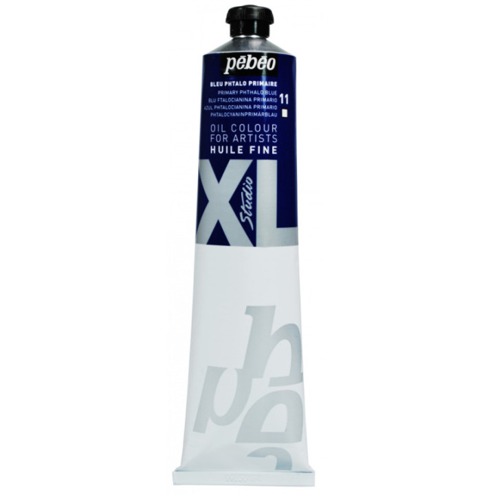Tube de peinture à l'huile - Fine - Bleu phtalo primaire - 200ml - Pébéo