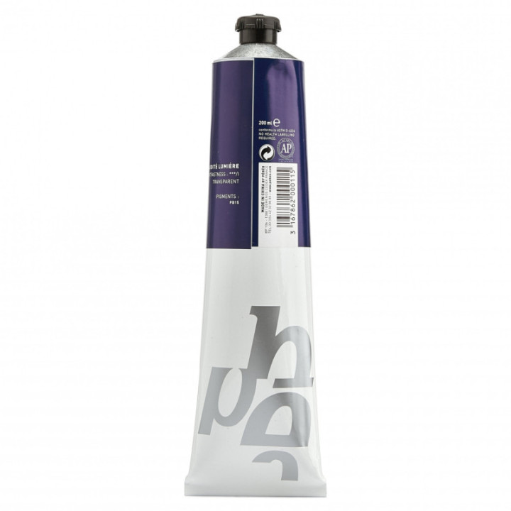 Tube de peinture à l'huile - Fine - Bleu phtalo primaire - 200ml - Pébéo