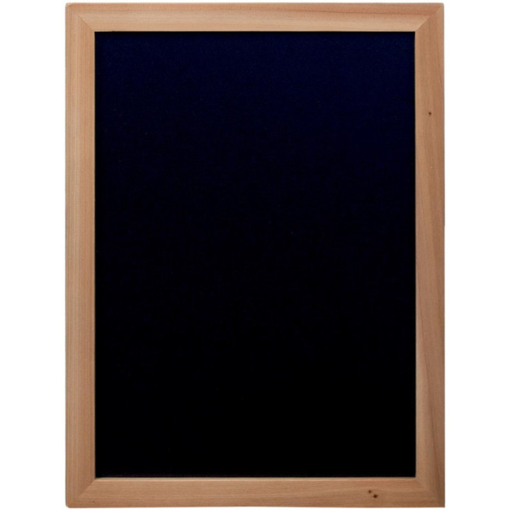 Tableau Ardoise Noire Woody 30X40 Cm + 1 Feutre-Craie Blanc Waterproof - Securit