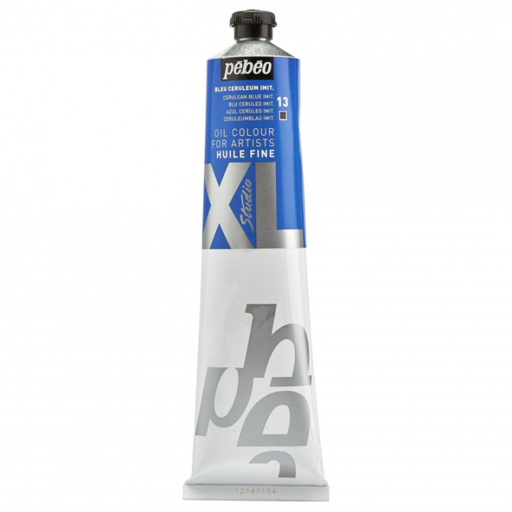 Tube de peinture à l'huile - Fine - Bleu ceruléum imitation - 200ml - Pébéo