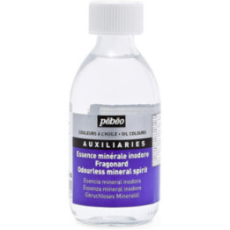 Essence minérale - Sans odeur - Peinture à l'huile - Pébéo - Flacon de 200ml