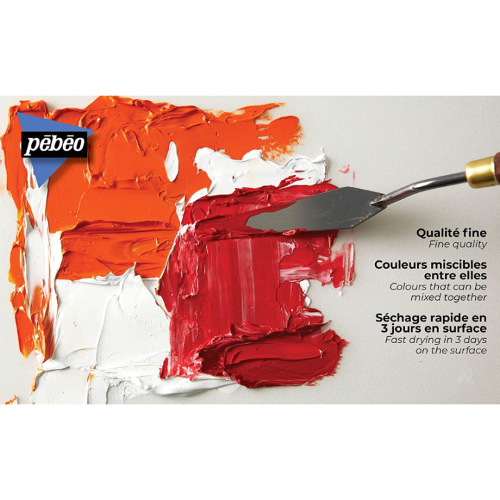 Tube de peinture à l'huile - Fine - Blanc Ivoire - 200ml - Pébéo