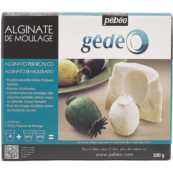 Alginate de moulage - Résine - Pébéo - Gédéo - 500g - Décors - Objets