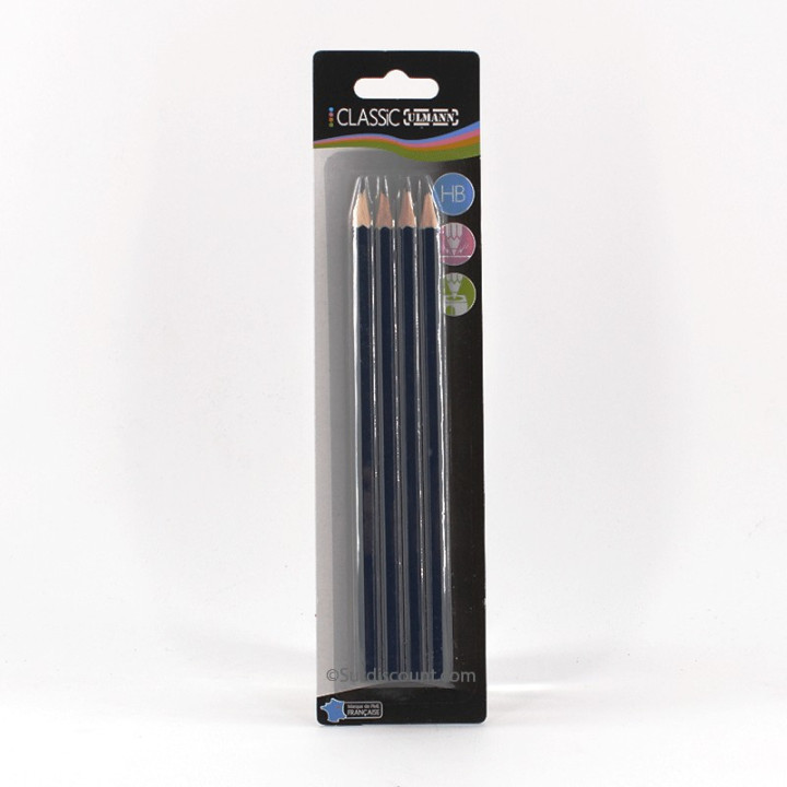 Blister 4 Crayons Hb Ulmann