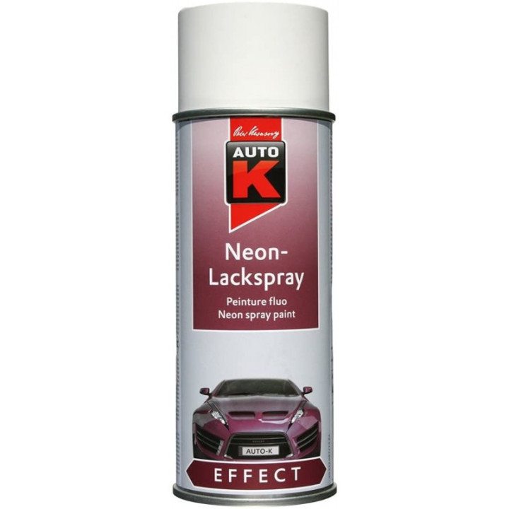Bombe de peinture - Apprêt - Primaire pour peinture fluo - Blanc - Auto K